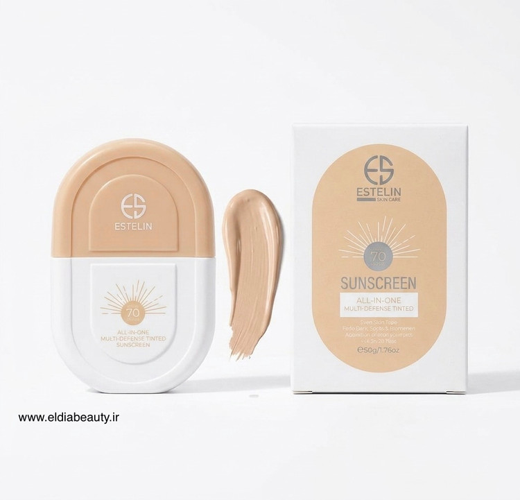 ضدآفتاب تینتی Estelin SPF 70 ( ۵۰ میل )